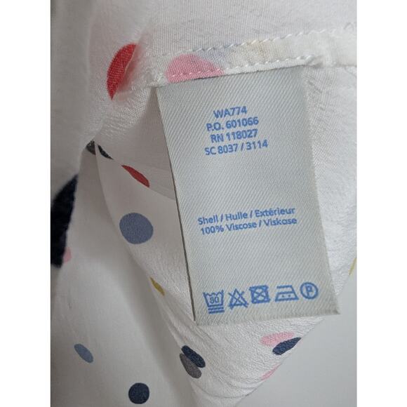 Boden Polka Dot Pleated Front Blouse - Picture 6 of 7